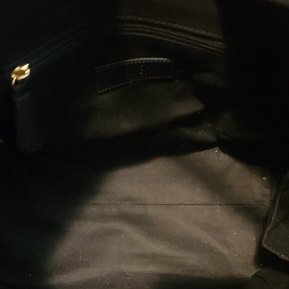 FRYE Black Leather Large Tote Shoulder Bag - Picture 7 of 10